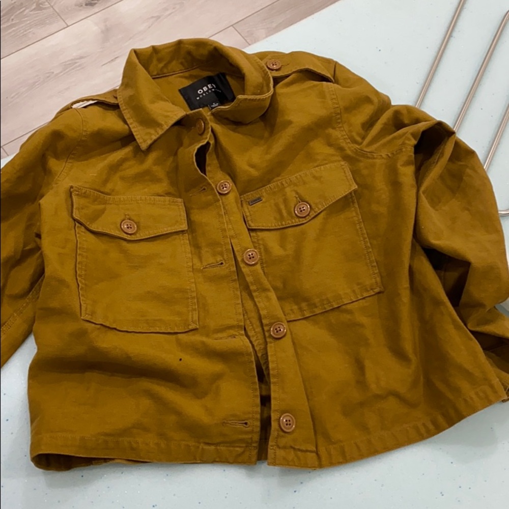 Obey military style jacket